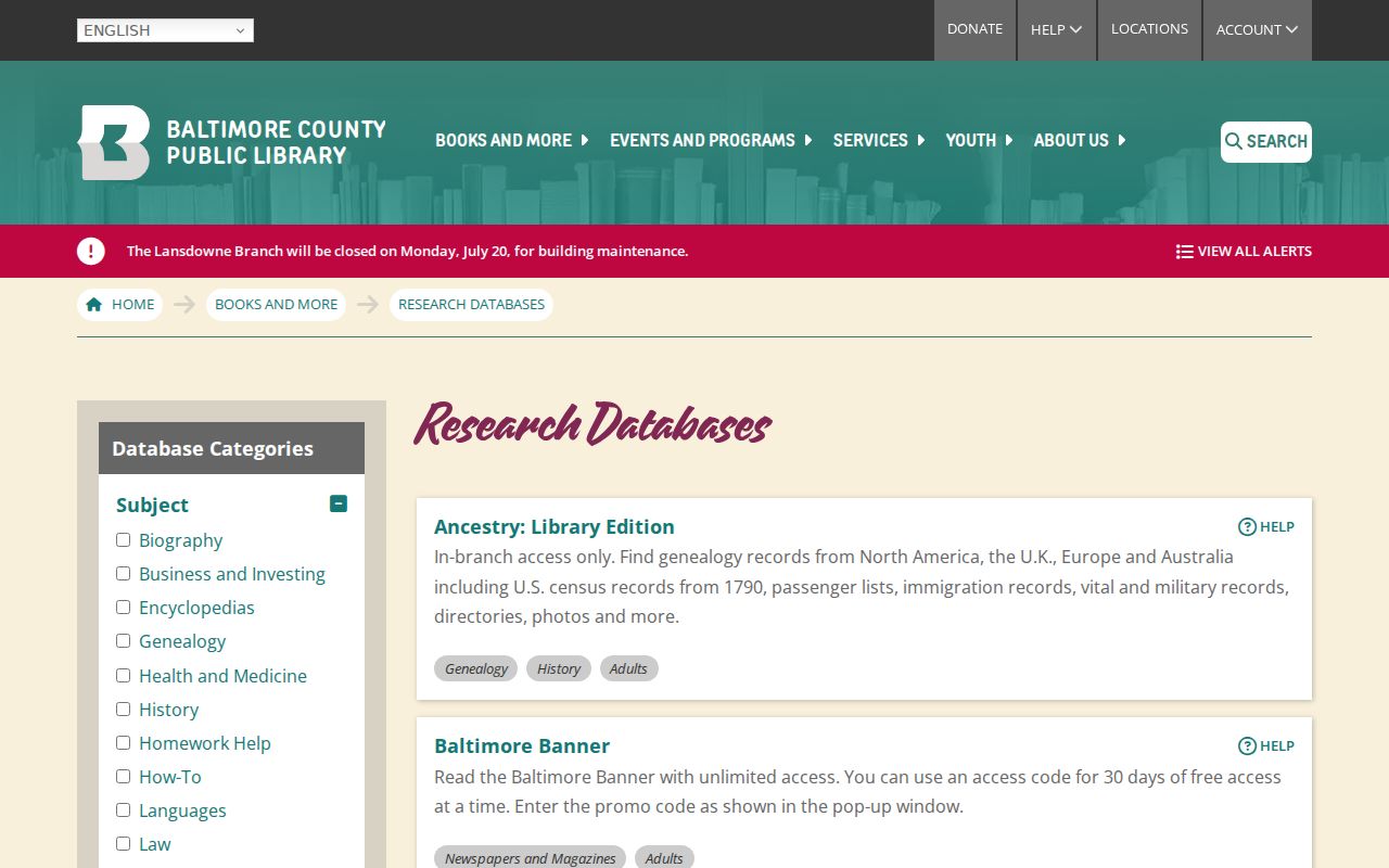Milford Mill people search genealogy databases