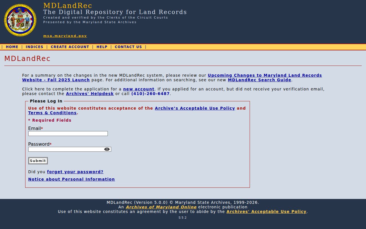 Milford Mill people search land-record gateway